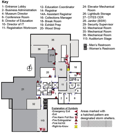 floor plan of the lower level