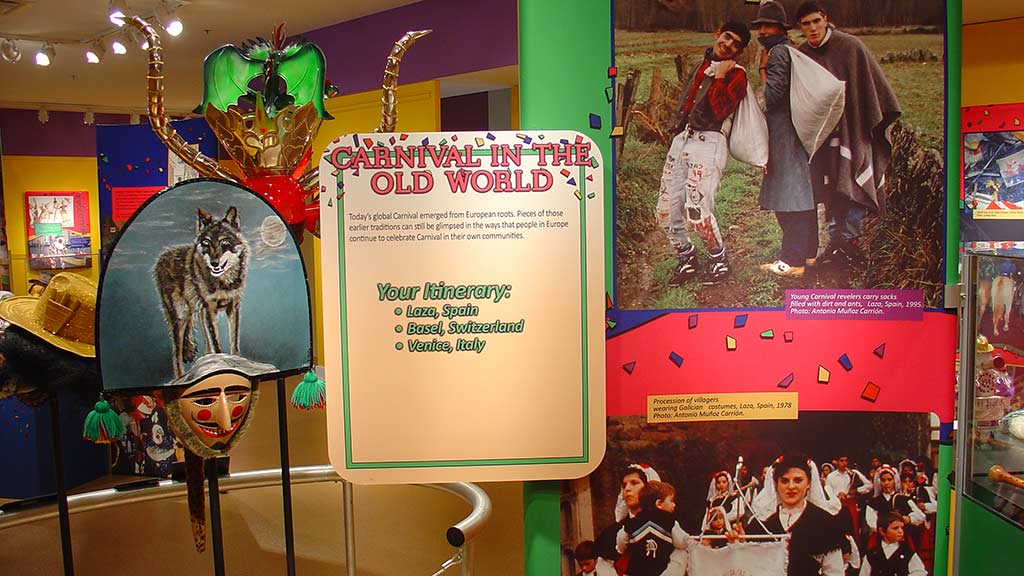carnival in the old world information board