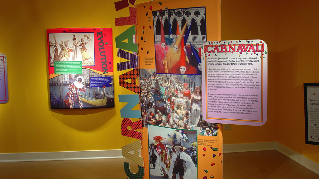 A photo of the &iexcl;Carnaval! exhibit