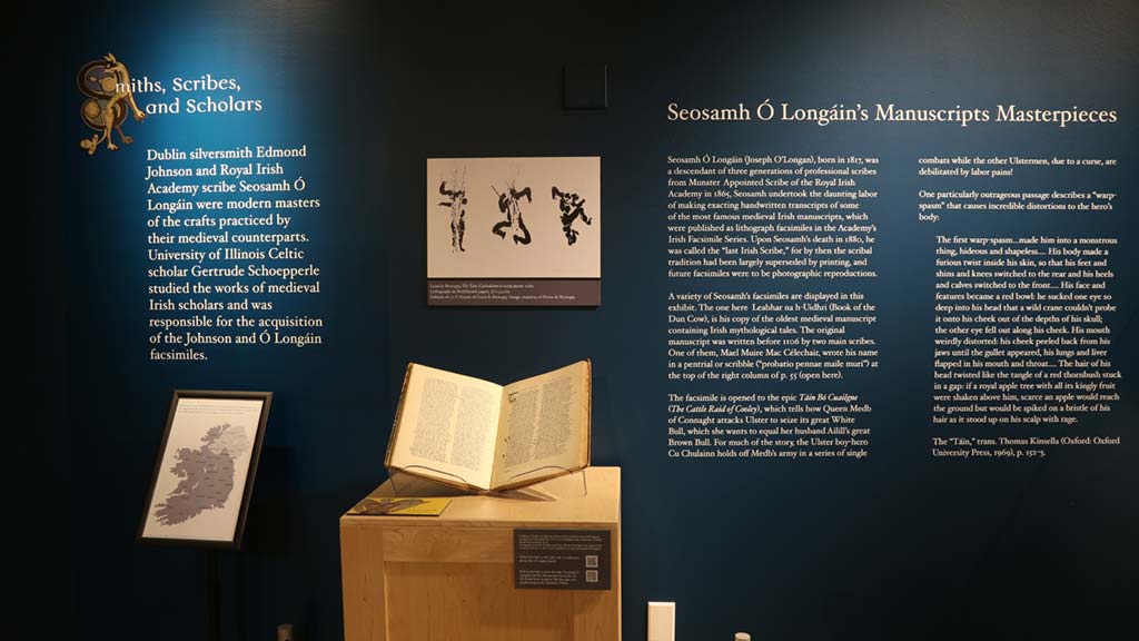 navy blue wall introducing Smiths, scribes and scholars