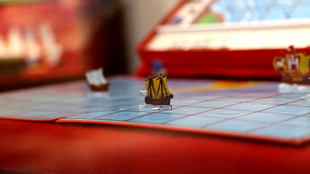 close-up of klaus game in action