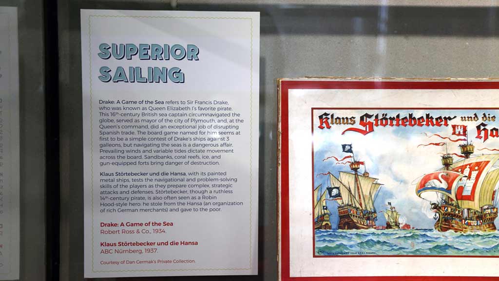 close-up of 'superior sailing' title card