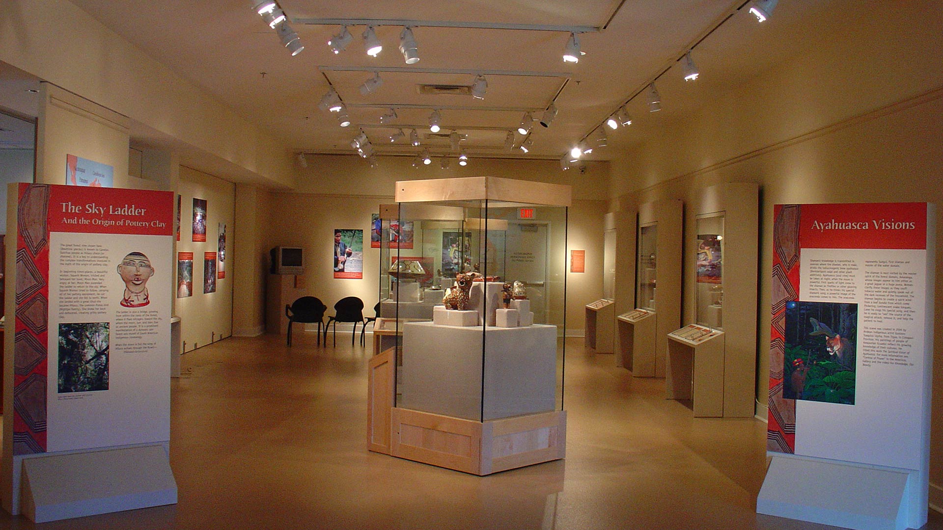 gallery overview showing all objects on display
