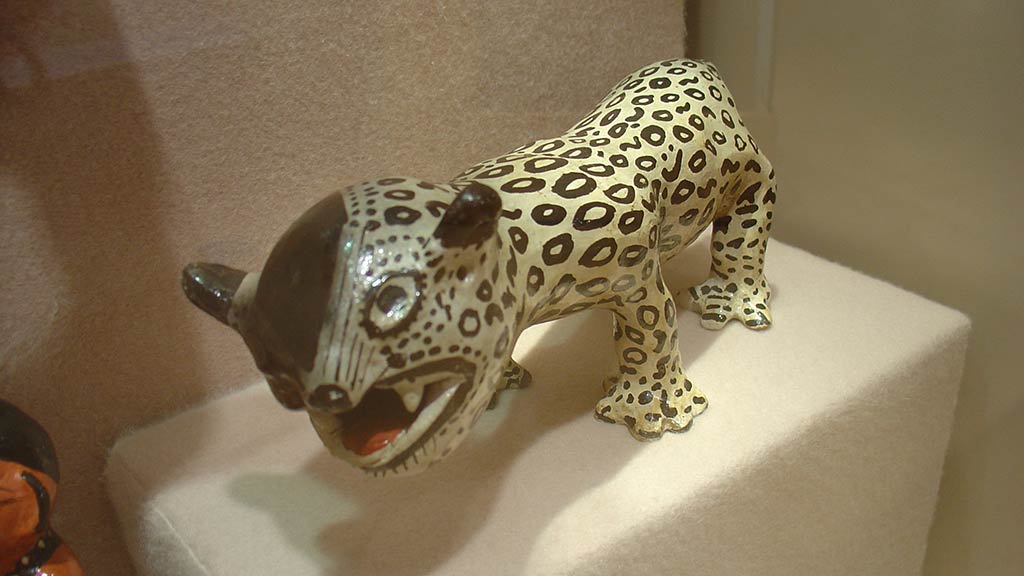 sculpture of what looks like a leopard