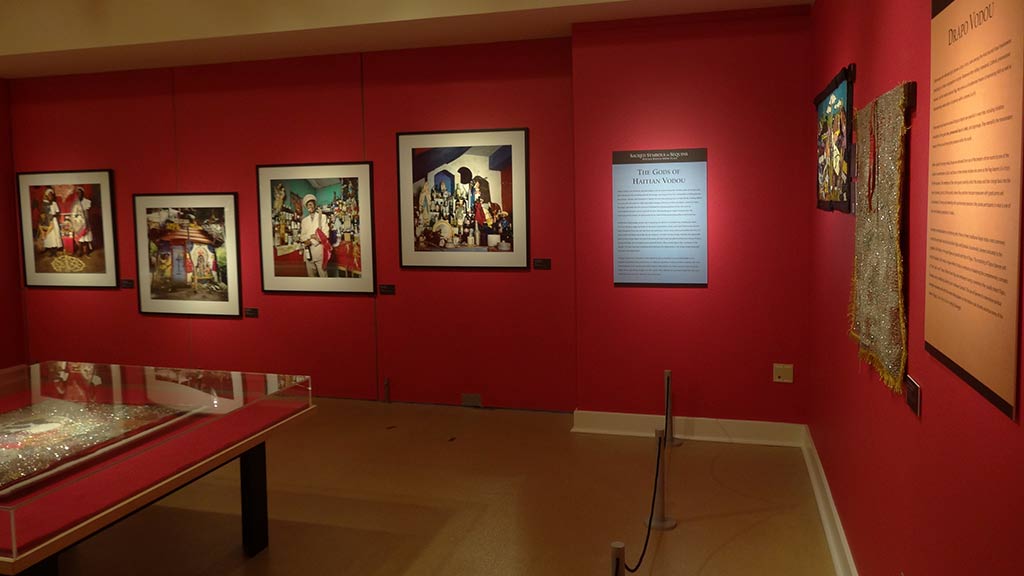 portraits hung on the wall