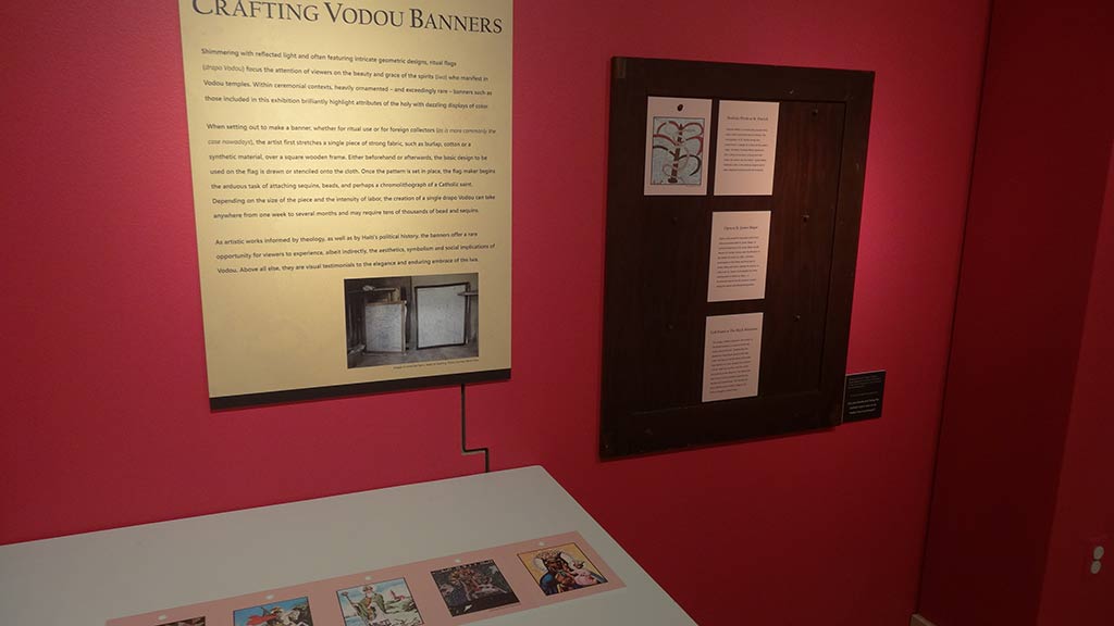 artifacts in the wooden case that is allowed to be touched
