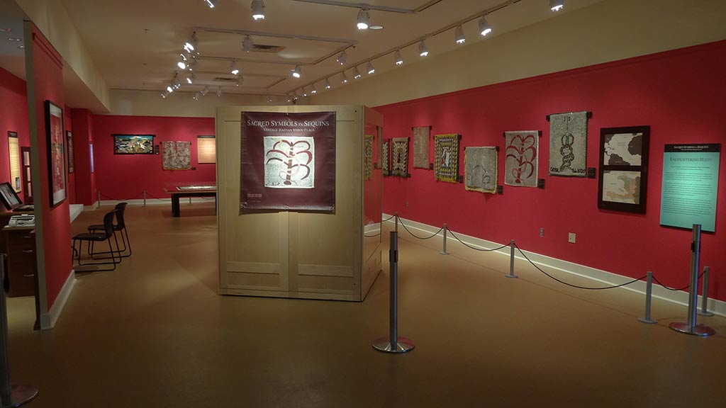 front of gallery overview that captures most artifacts