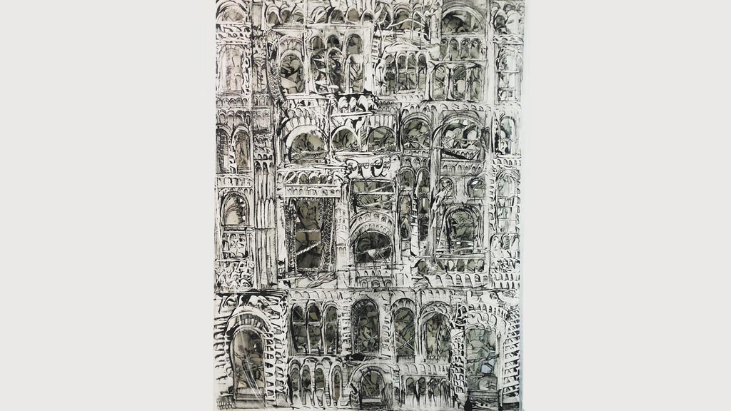 A World Through Windows Painting